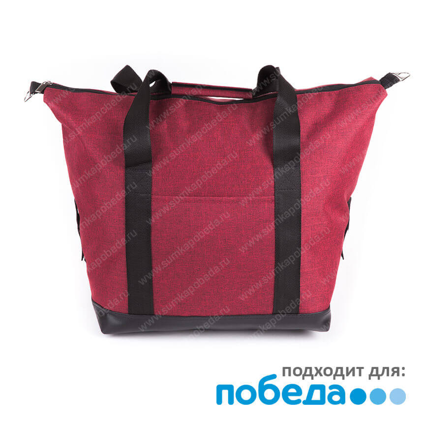 Дамская сумка-трансформер 36х30х27, арт. СП16 (красная)